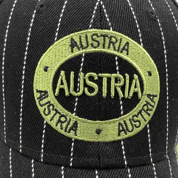 Otoño de Gorras Bandera de austria Hombres de pesca de la Gorra de Béisbol De Canadá para Hombre de Sombrero de Snapback Hueso Ajustable Wonmen de la gorra de Béisbol Snapback Hat
