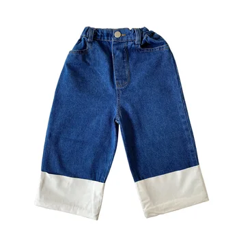 Otoño / invierno 2020 nuevos pantalones de mezclilla larga bebé pantalones niños pantalones casuales pantalones de niñas