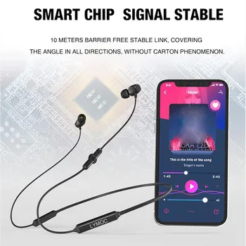 P6 Inalámbrica Bluetooth 5.0 Estéreo IPX5 Impermeable de los Deportes de auriculares Auriculares Auriculares Portátil Magnético de la Larga Espera de los Auriculares