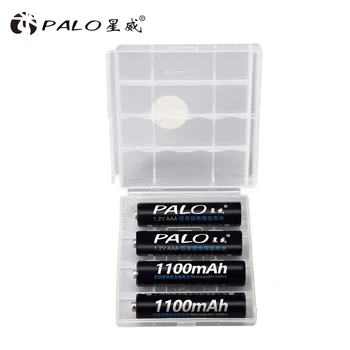 PALO 1.2 V AAA de la batería recargable aaa batteria ni-mh 1.2 v baterías con pantalla LCD cargador para aa aaa ni-mh ni-cd batería