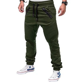 Pantalones de chándal de los hombres pantalones de hip hop de los corredores de carga pantalones de ropa de los hombres pantalones casuales de la moda militar pantalones pantalones hombre
