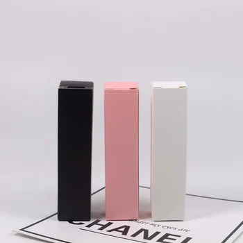 Papel mate cajas de brillo de labios tubo Ecológico envasado de productos cosméticos