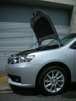 Para 2007-2019 Toyota ALLION ZRT260 sedán Capó Delantero del Capó Modificar Gas Puntales de Fibra de Carbono Resorte Amortiguador Levante el Soporte del Amortiguador de