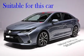 Para el Toyota Corolla 210 Sedán 2019 2020 de los Accesorios del Coche de Plástico Exterior de Ventilación Visera Cortinas de la Ventana de Sol, Protector de la Lluvia Deflector 4pcs