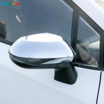 Para el Toyota Corolla sedán 2019 2020 2021 ABS de Fibra de Carbono Vista Posterior del Coche Retrovisor Lado de la Cubierta del Espejo Recorte de Estilo Accesorios 2pcs