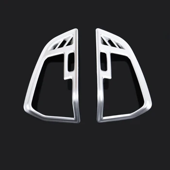 Para Ford Kuga Escapar 2013-2017 ABS Mate Coche a la izquierda y a la derecha de la salida del aire de la Cubierta Recorte de Coche de estilo pegatinas accesorios 2pcs
