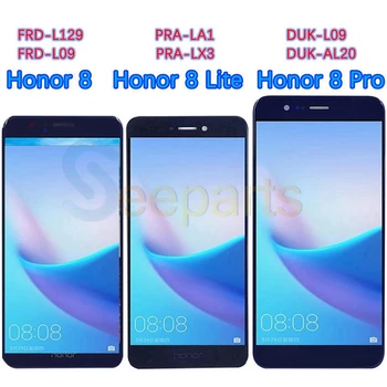 Para Huawei Honor 8 Pro Pantalla LCD de Honor 8 Digitalizador de Pantalla Táctil Para Huawei Honor 8 Lite LCD DUK L09 PRA TL10 LA1 LX1 LX3