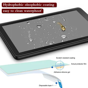 Para Huawei MediaPad 10 M2 Tablet Ultra Clara De Cristal Templado Protector De Pantalla Anti Huellas Dactilares Proective Película