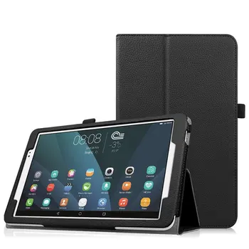Para Huawei MediaPad T21 0 Pro de la PU Caso de Cuero en Folio de la Cubierta del Soporte con el Lápiz soporte para Huawei Media Pad T2 10 Pro funda para Tablet