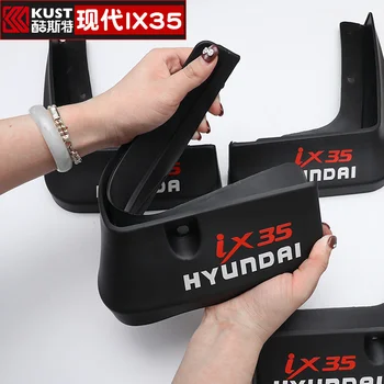 Para Hyundai IX35 2018 2019 suave de Alta calidad de plástico de la rueda delantera y la trasera salpicaderas 4pcs/set Auto-estilo Coche de Estilo 16182
