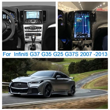Para Infiniti G37 Android 2007 G35 G25 G37S Android 2008 - 2013 Android 9 Tesla Estilo de GPS del Coche de Navegación Multimedia Reproductor de Radio 28400