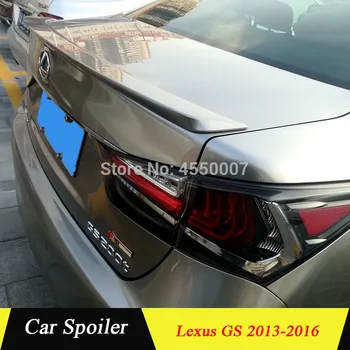 Para LEXUS GS350 GS300 GS450 Spoiler 2016 Alta Calidad de Material ABS Coche Alerón Trasero Spoiler para Lexus GS 2013 - 2016
