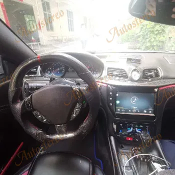Para Maserati GT/GC GranTurismo Coche de Aire acondicionado de la Junta de Android9 unidad central de la Pantalla de Fibra de Carbono, el Reproductor Multimedia de Navegación GPS AutoRadio