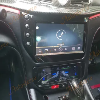 Para Maserati GT/GC GranTurismo Coche de Aire acondicionado de la Junta de Android9 unidad central de la Pantalla de Fibra de Carbono, el Reproductor Multimedia de Navegación GPS AutoRadio