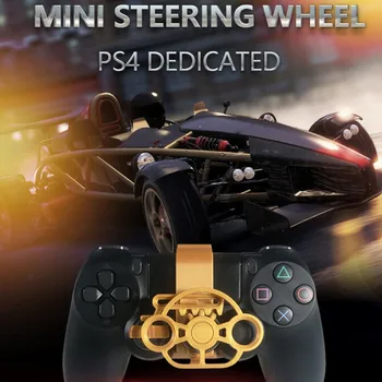 Para PS4 Juego de Carreras en el Volante, la Impresión en 3D Mini Volante Añadido Para Playstation 4 Controlador de Manejar 41252