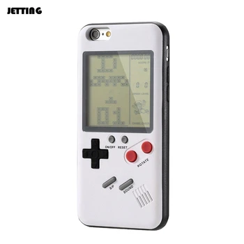 Para Retro Tetris para Nintendo Gameboy Blokus Consola Caso de la Cubierta para el iPhone X 7/8 Plus 7 6 6S