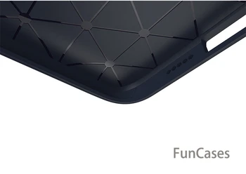 Para Samsung Galaxy Note 7 8 9 Caso de Silicona Suave de TPU Cepillado de Fibra de Carbono de la Textura de la Tapa Para Galaxy Note FE N9300 Shell samsu g 54797