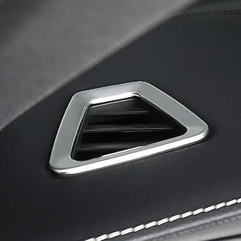 Para Volvo XC 60 XC60 2018 2019 Interiores en Fibra de Carbono Accesorios de Aire acondicionado de Aire de Ventilación de la Cubierta de Salida del Recorte de la Decoración del Coche de estilo 121525