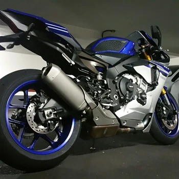 Para Yamaha YZF-R1 2016 R1 Motocicleta Anti Slip Pegatinas de la etiqueta Engomada de 3M de Tracción Tanque de Lado de la Almohadilla de Gas de la Rodilla Almohadillas de Agarre el a estrenar
