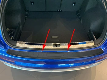 Parachoques Trasero De Acero Inoxidable Umbral Protector Para El Audi Q3 2019 2020