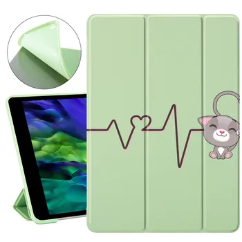 Pareja de Gato Para ipad 7 8 Generación de casos de Lujo de Silicona Para iPad Pro 11in 2020 Caso Para el ipad Mini 5 Para el ipad de Aire 4 2 3 Tapa
