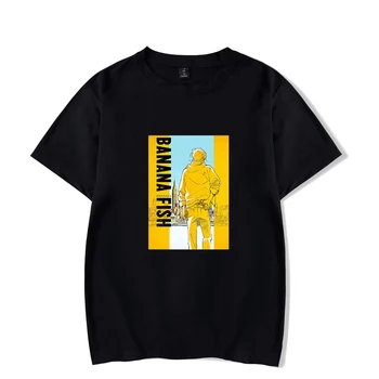 PECES PLÁTANO de camiseta de los Hombres de Moda de Verano de Manga Corta T-shirt Harajuku de la Historieta Popular T-Shirt Ropa de Hip Hop Camiseta Oversize Superior
