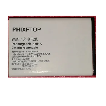 PHIXFTOP original E116 de la Batería Para Xenium CTE116 celular AB1600FWMT Batería para philips Smart teléfono Móvil 4.2 V