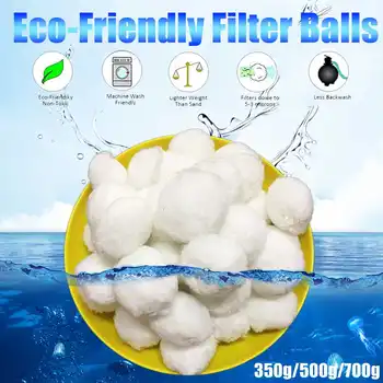 Piscina Filtro de Bolas de Alta densidad de algodón Filtro de Bolas de la Capacidad de la Piscina de Tratamiento de Agua Renovable, Reutilizable Amistoso de Eco de Reemplazo