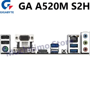 Placa madre Gigabyte GA A520M S2H AMD A520 Socket AM4 DDR4 M. 2 USB3.2 STAT3.0 de SSD de 64GB Apoyo R9 Escritorio CPU Micro ATX Nueva 23769