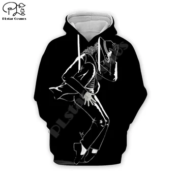 PLstar Cosmos Rey del Pop Michael Jackson casual Streetwear Jersey colorido 3DPrint Cremallera/Sudaderas/Sudadera/Chaqueta/Hombres Mujeres s4