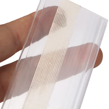 Plástico PVC Estante de Datos Tiras de pinza de sujeción con Cinta Adhesiva en la parte Posterior de 10cm de Mercancía a Precio Hablador Signo de la Etiqueta de la Pantalla 100pcs
