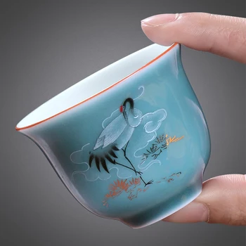 Porcelana azul y Blanca Gaiwan té gaiwan conjunto Chino Antiguo Esmalte Jingdezhen Teaset Tetera Tazón de la variedad de té envío Gratis