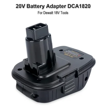 Portátil de Reemplazo DCA1820 Adaptador de Batería Para Dewalt Batería Convertidor Adaptador de 18V-20V de Iones de Litio Cargador Profesional de las Herramientas de
