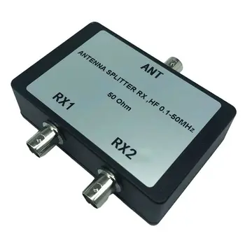 Portátil Divisor de Antena RX HF 0.1-50 MHz 50ohm cable BNC Conectores de Cable Coaxial de la Señal de TV por Satélite 71881