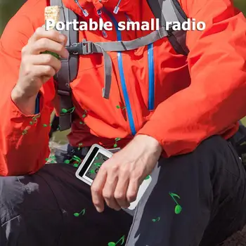 Portátil Universal de Banda Dual, Estéreo AM/FM de Bolsillo, Radio Pantalla Digital Mini Receptor de Radio w/ HiFi Auriculares Batería Reemplazable