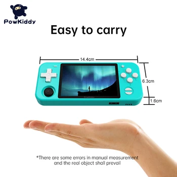 Powkiddy Nueva RGB10 Pro Retro de la Mano de la Consola del Juego Para PSP Jugador de Juego de Doble Joystick de código Abierto Consola de videojuegos Para PS Niños