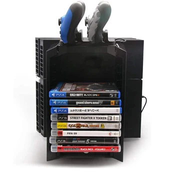 PS4/Delgado/Pro Disco de la Torre de Soporte Vertical para Xbox one S & PS4 Joystick Estación de Carga Dock para PlayStation 4 / Xbox one Slim