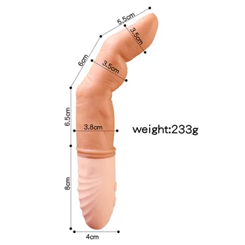 Punto G de la Simulación Dedo Vibrador Juguetes Sexuales para la Mujer Estimulador de Clítoris G-spot Massager Juguetes para Adultos Hembra Masturbador Vibrador