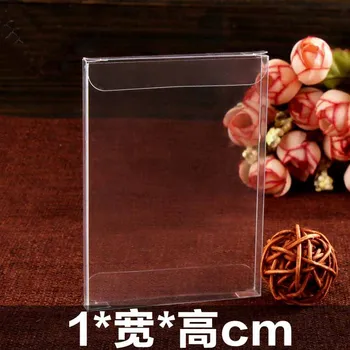PVC Transparente Rectángulo Cajas de Regalo de la Boda a Favor de Parte de Caramelo de la Caja de Recuerdos de Embalaje Artesanías Exhibición de Cuadros de giftchocolatecandycos