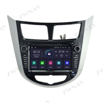 PX6 4G+64GB Android 10.0 Coche Reproductor Multimedia Para Hyundai Verna 2011-2017 coche GPS Navi Radio navi estéreo de la pantalla Táctil de la unidad principal