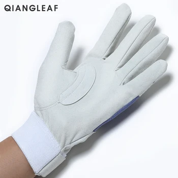QIANGLEAF guantes de Trabajo de jardinería guante nuevo diseño de la microfibra de la seguridad guantes de la venta caliente de deporte de los guantes 6470
