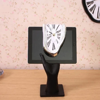 Real de Fusión túnel del Tiempo reloj del Reloj del Estante Escritorio de Regalo Decorativa Colgante de Diseño de Arte del Estilo Distorsionado Reloj