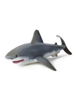 Real Tiburón De Juguete Suave Seguro De Pegamento De Simulación De Animales Tiburón Modelo Ocean World Muñeca Juguetes Para Los Niños Regalo De Navidad