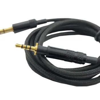 Reemplazo del Cable de Audio Cable con Micrófono Control de Volumen para JBL J55 J55A J88 J88A Auriculares Auriculares