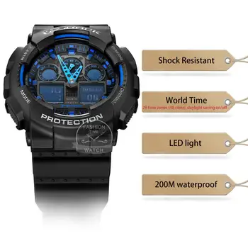 Reloj Casio hombres g shock superior de lujo militar Cronógrafo LED reloj digital del deporte de la prenda Impermeable de cuarzo menwatch