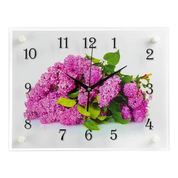 Reloj de pared, Serie: flores, 