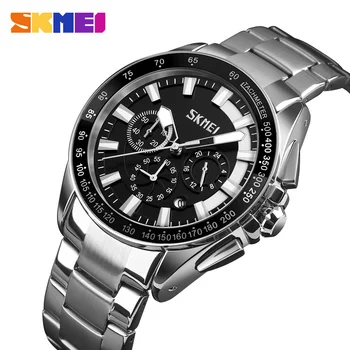 Relojes de SKMEI Reloj de los Hombres de Moda de los Deportes de Cuarzo Reloj para Hombre Relojes de la Marca Superior de Negocios de Lujo Impermeable Reloj Relogio Masculino