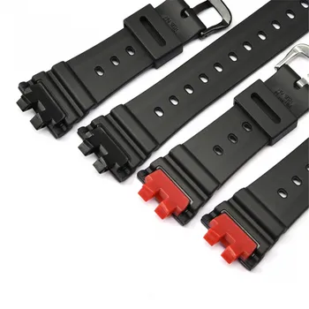 Resina de color negro Correa de reloj de la Correa para Casio G-Shock GMW-B5000 los Hombres del Deporte de la prenda Impermeable de Goma de Repuesto Reloj de Pulsera Banda de Accesorios