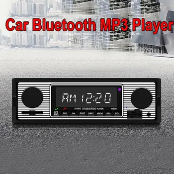 Retro Jugador Inteligente Pantalla LCD Bluetooth Electrónica de la Radio del Coche Soporte de la Tarjeta de facilitar el funcionamiento Automático de FM Electrónico Estéreo MP3