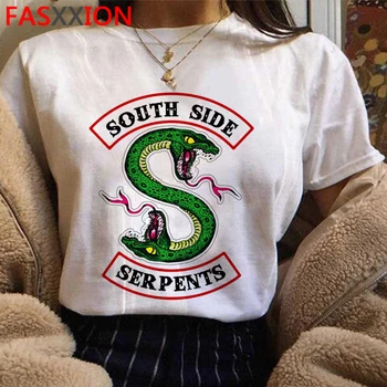 Riverdale Southside Serpientes camiseta de mujer ropa de estética de la camiseta de la pareja 366